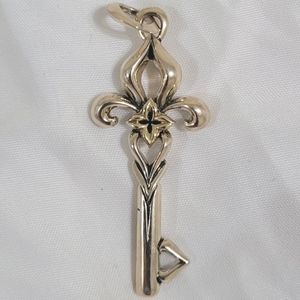 Ann King sterling/18K pendant